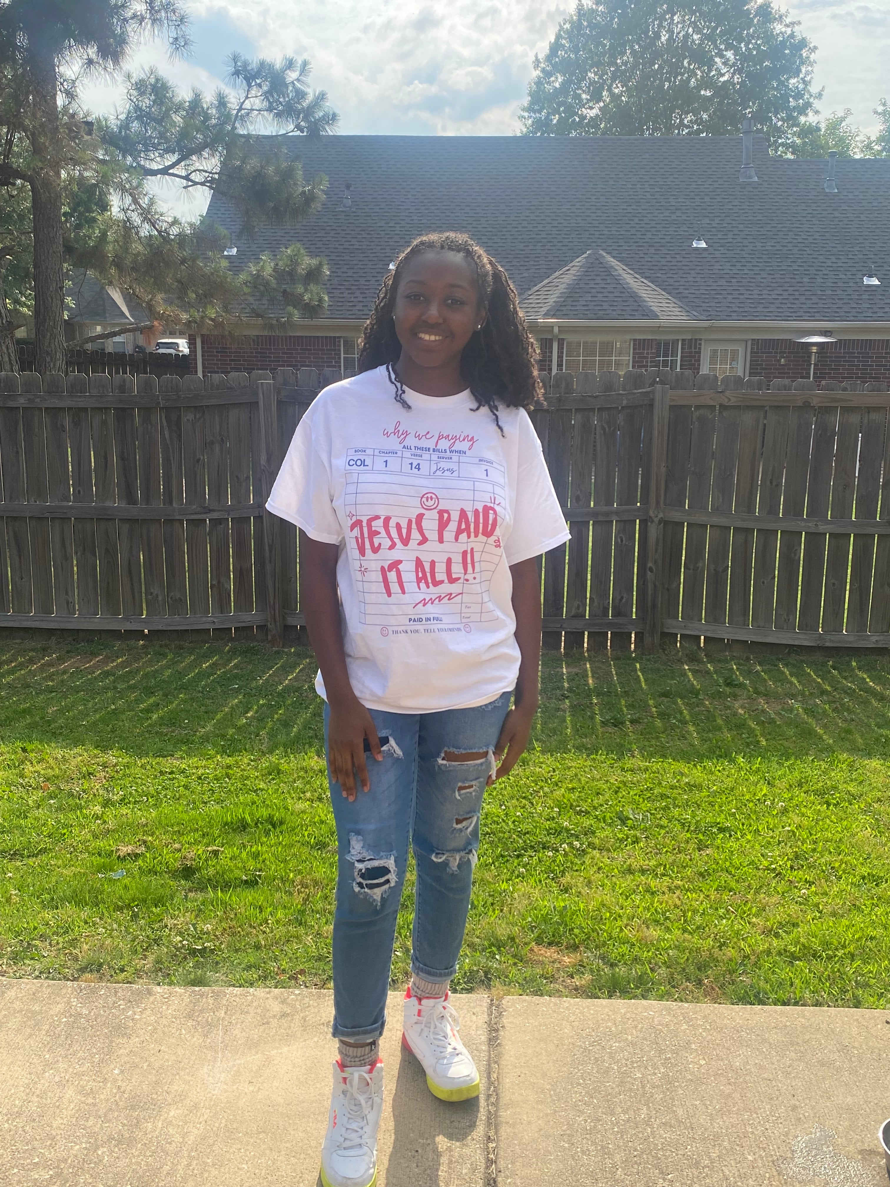 Jesus Paid It All T‑Shirt — Inspirational Christian Faith Tee